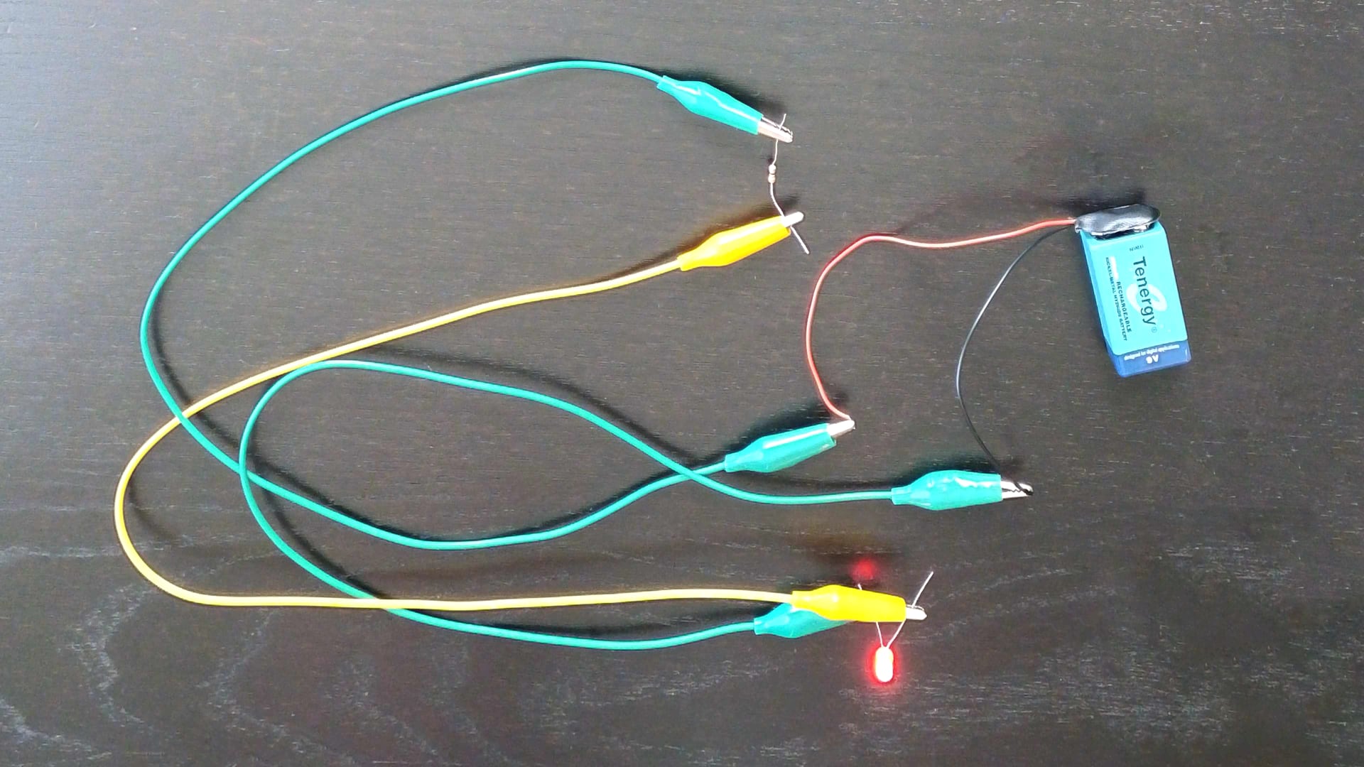 lighting an LED